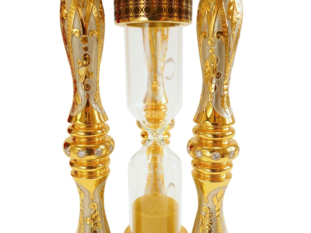 Песочные часы Золотой песок, золотистый (Изображение 2)