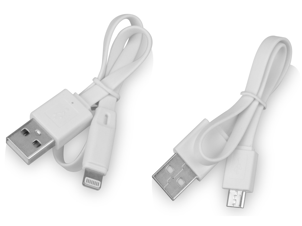 Внешний аккумулятор Квадрум, 2600 mAh (черный/белый)  (Изображение 4)