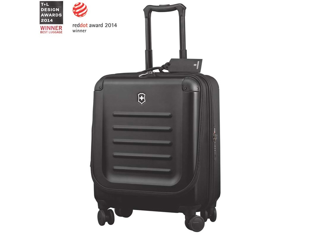 Чемодан VICTORINOX Spectra™ Dual-Access 2.0, чёрный, поликарбонат Bayer, 42x25x55 см, 37 л (Изображение 2)