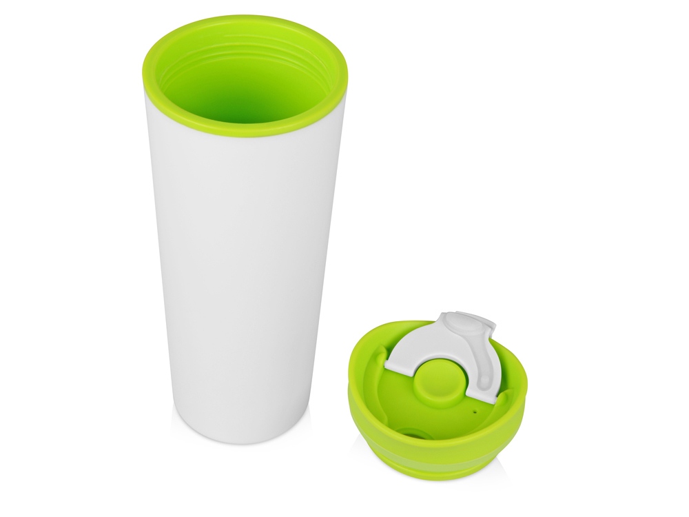 Термокружка Brite (зеленое яблоко/белый)  (Изображение 2)