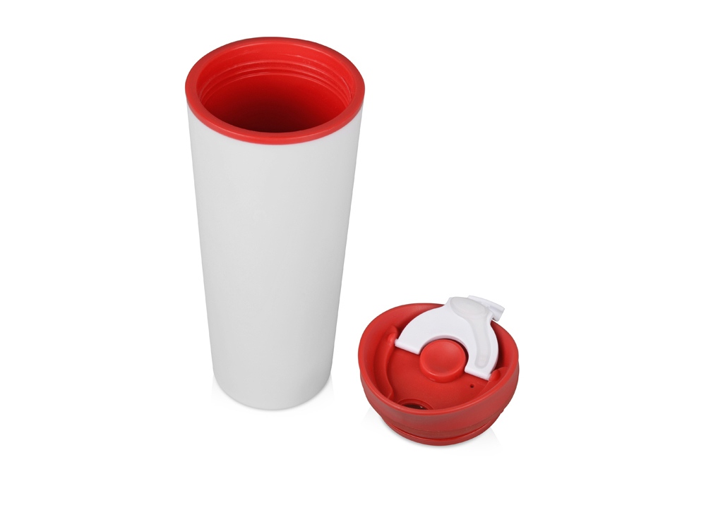 Термокружка Brite (красный/белый)  (Изображение 2)