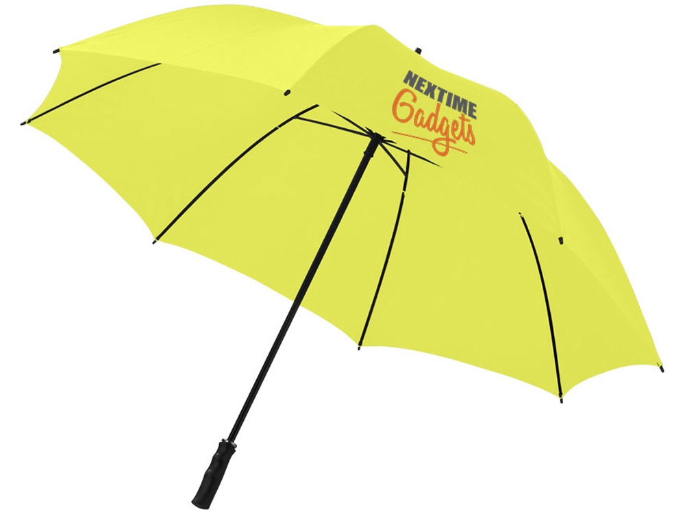 Зонт-трость Zeke 30, неоново-зеленый, зеленый (Изображение 3)