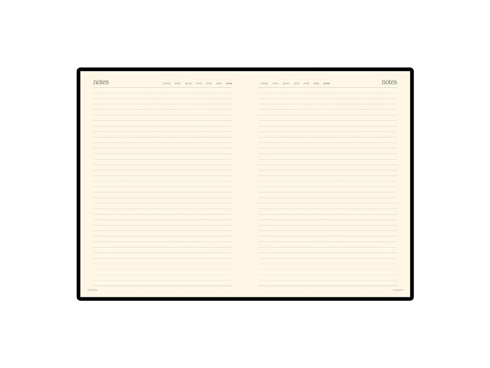 Ежедневник недатированный А4 Megapolis (черный) A4 (Изображение 2)