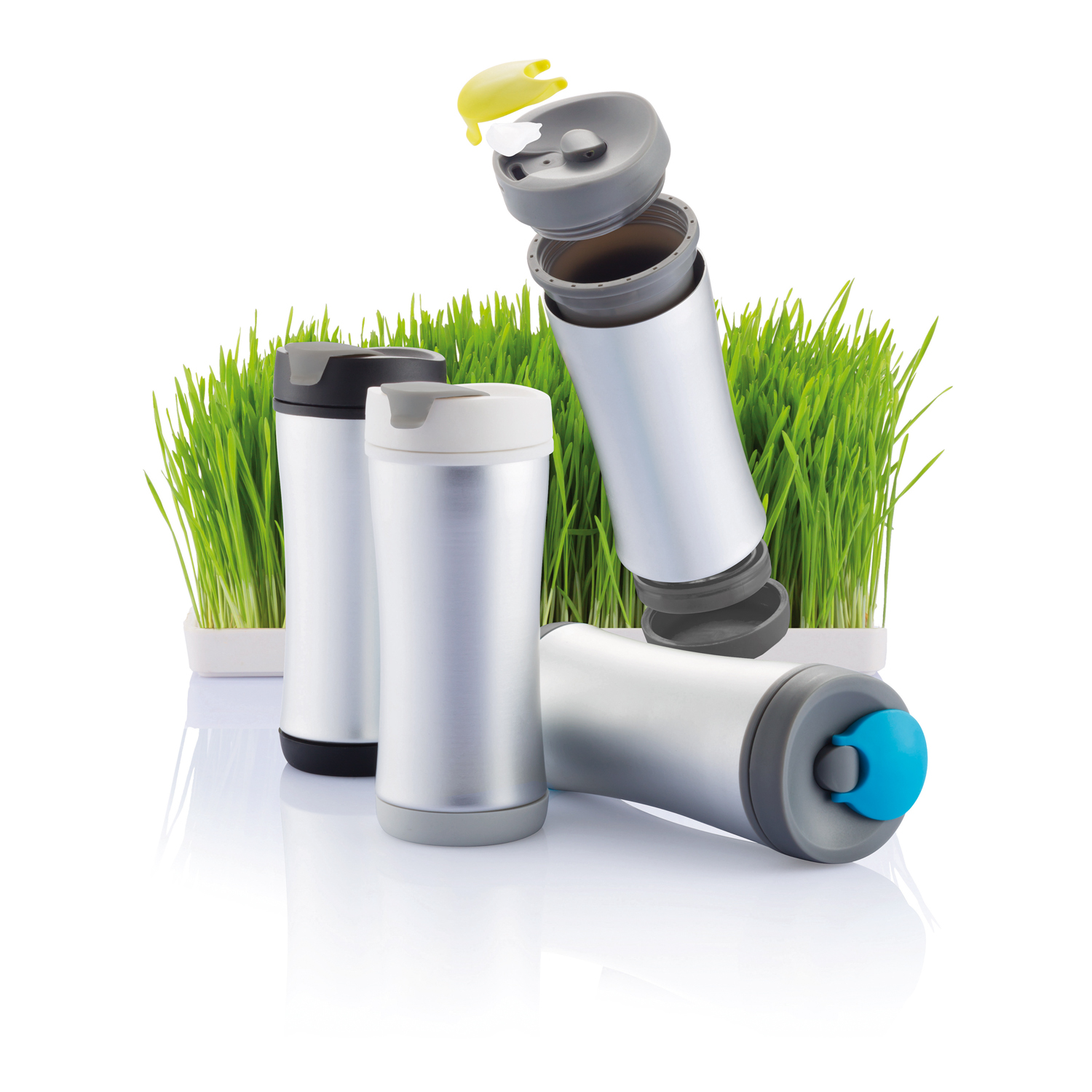 Экологичная термокружка Boom, 225 мл, салатовый (Изображение 5)