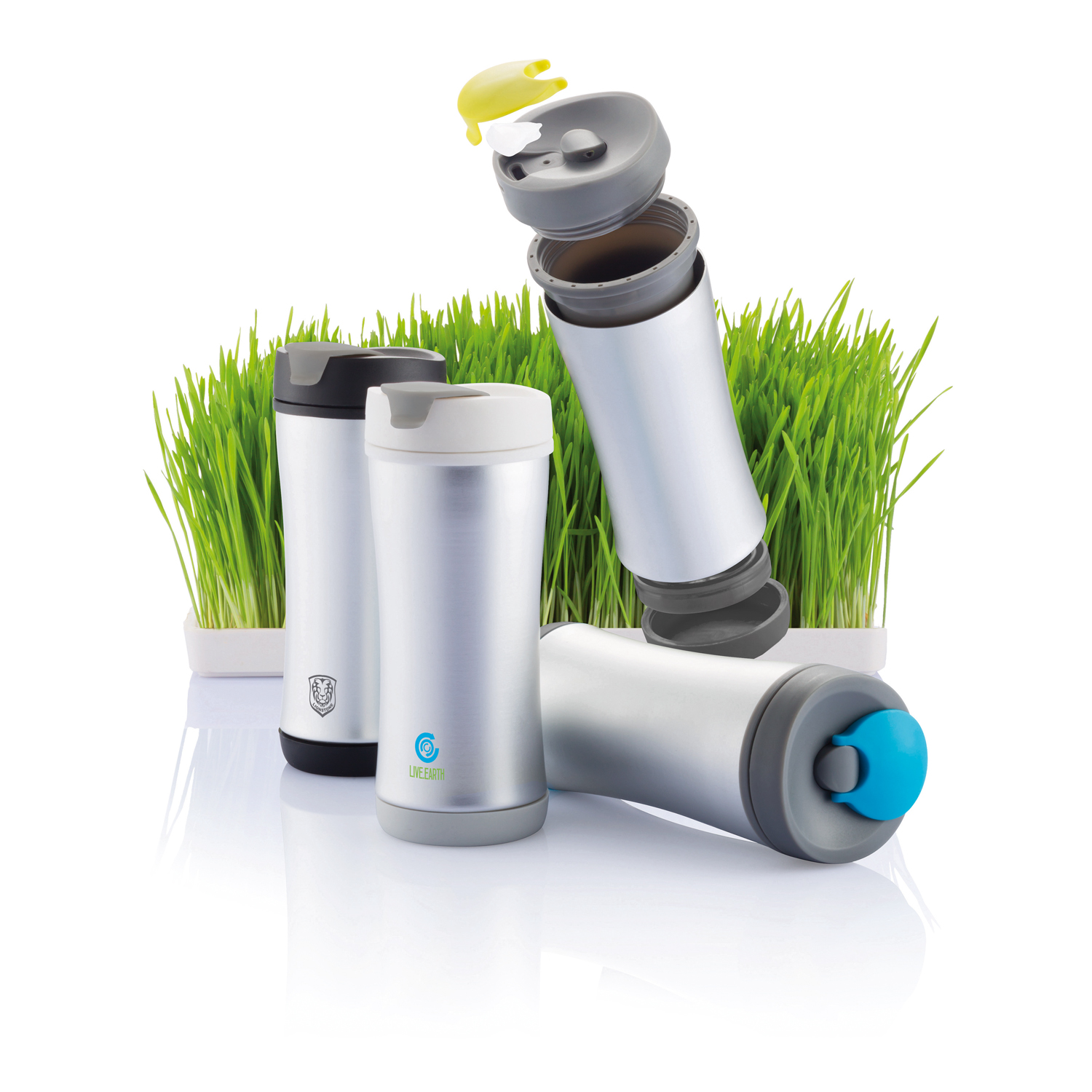 Экологичная термокружка Boom, 225 мл, салатовый (Изображение 4)