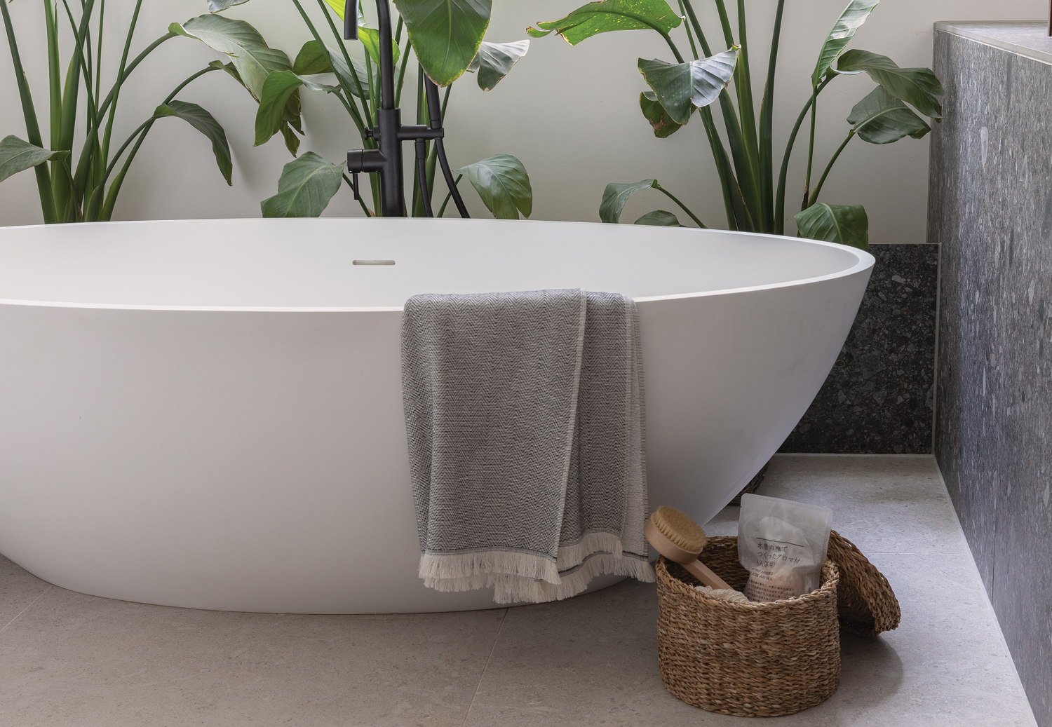 Накидка Ukiyo Hisako из хлопка AWARE™, 100x180 см (Изображение 6)