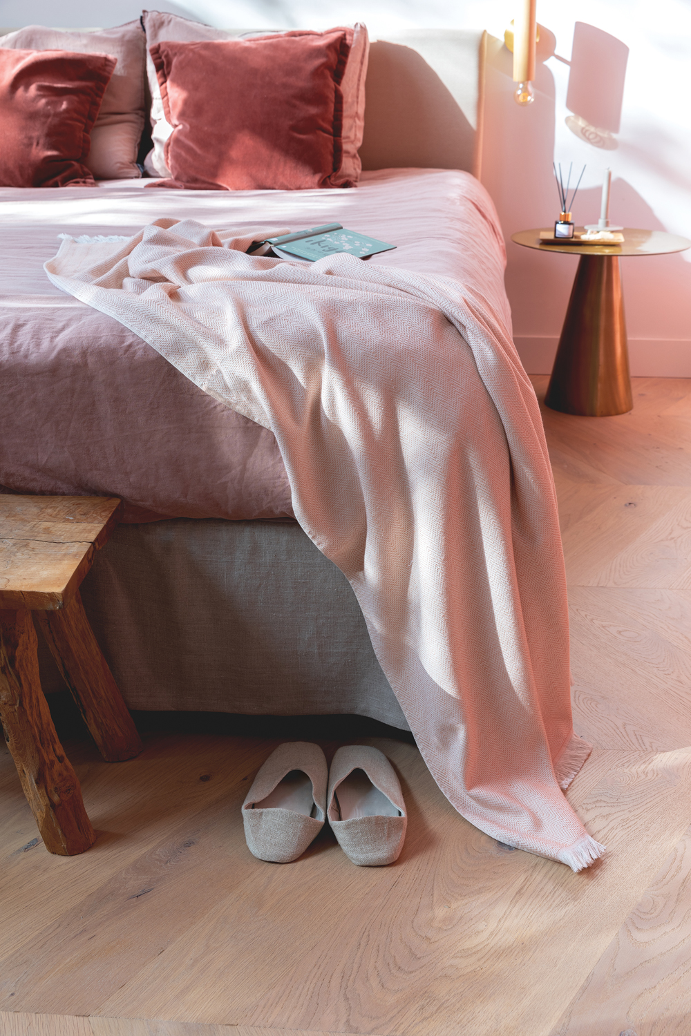 Накидка Ukiyo Hisako из хлопка AWARE™, 100x180 см (Изображение 6)