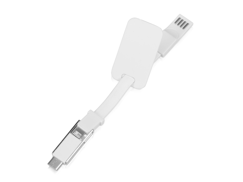 Зарядный кабель Charge-it 3 в 1 (белый)  (Изображение 4)