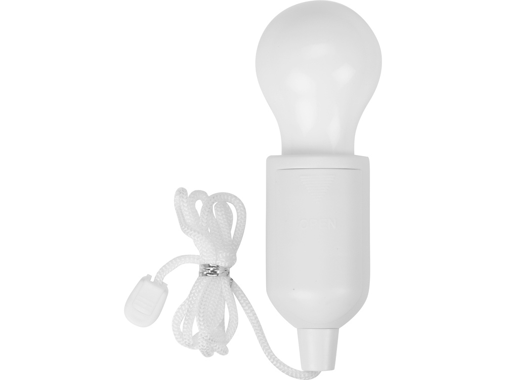 Портативная лампа на шнурке Pulli, белый (Изображение 5)