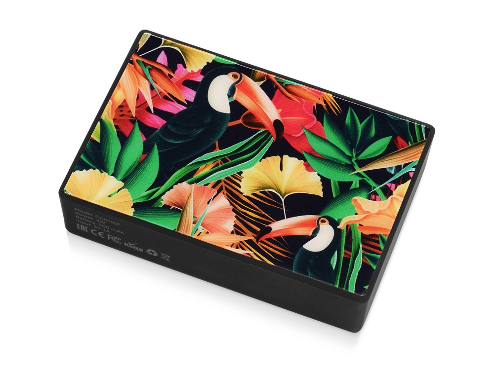 Портативная колонка Concept с полноцетной печатью, черный (Изображение 12)