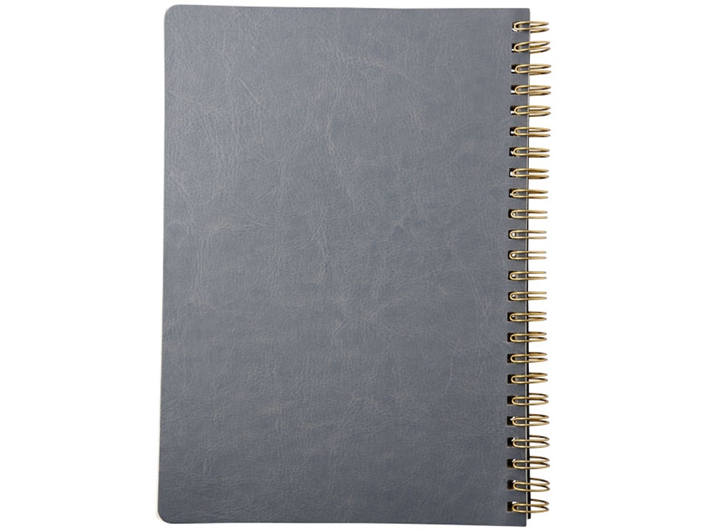 Дневник Spiraly формата A5 из искусственной кожи, серый (Изображение 3)