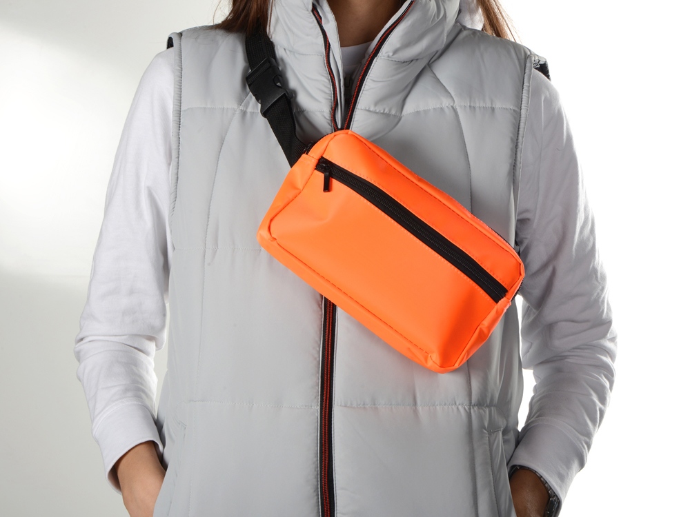 Cумка на пояс Flossy (неоновый оранжевый)  (Изображение 7)