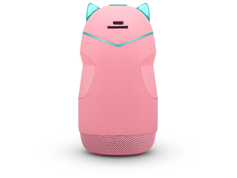 Портативная колонка TWS Mysound Kitty 3C (розовый)  (Изображение 3)