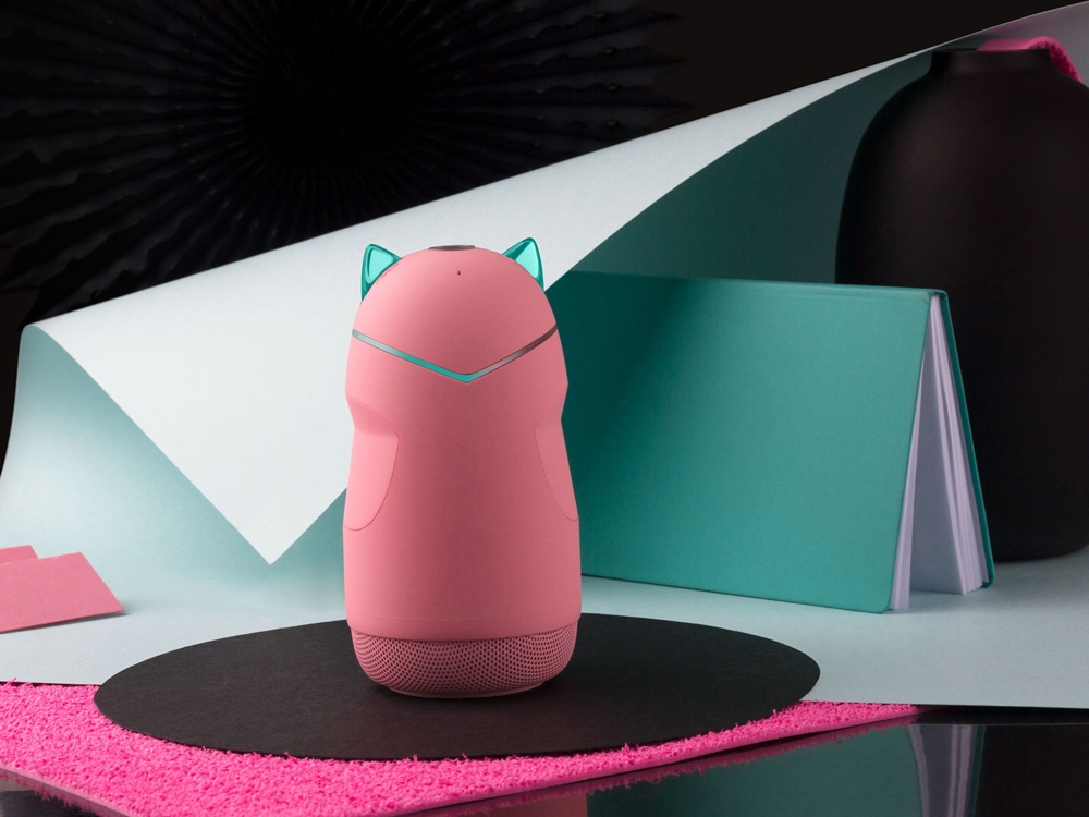 Портативная колонка TWS Mysound Kitty 3C (розовый)  (Изображение 6)