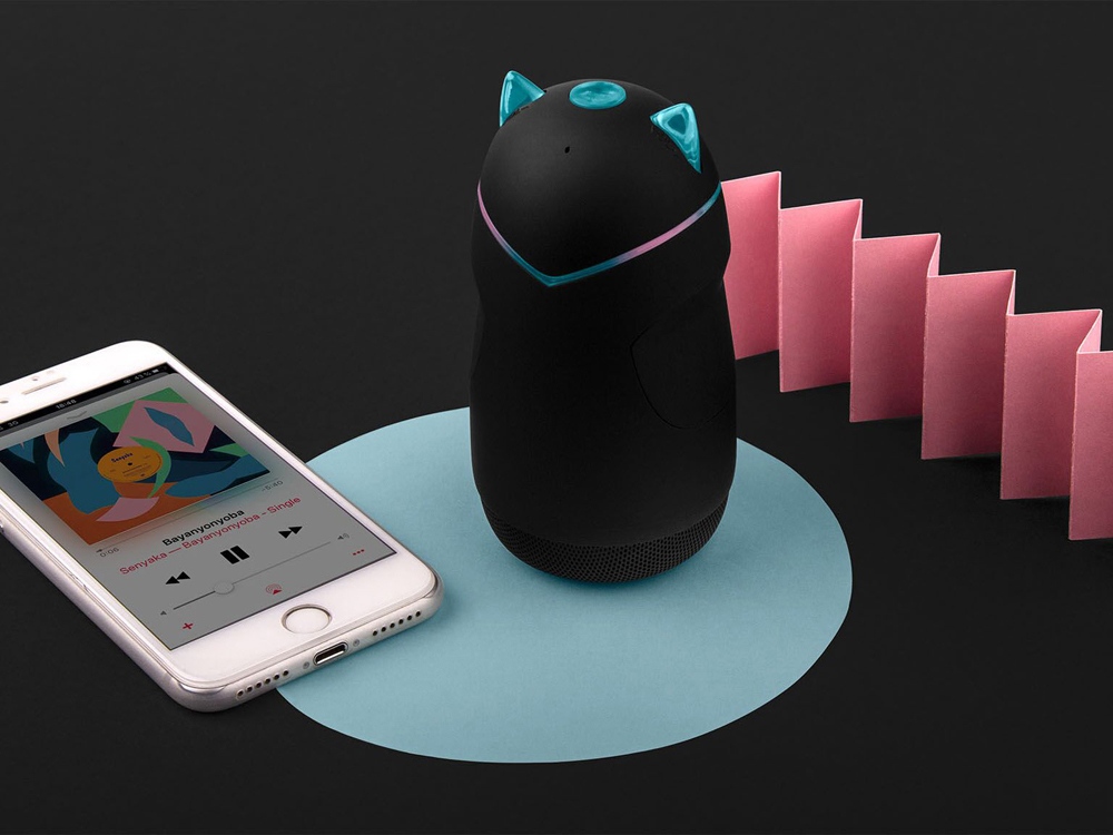 Портативная колонка TWS Mysound Kitty 1C (черный)  (Изображение 7)