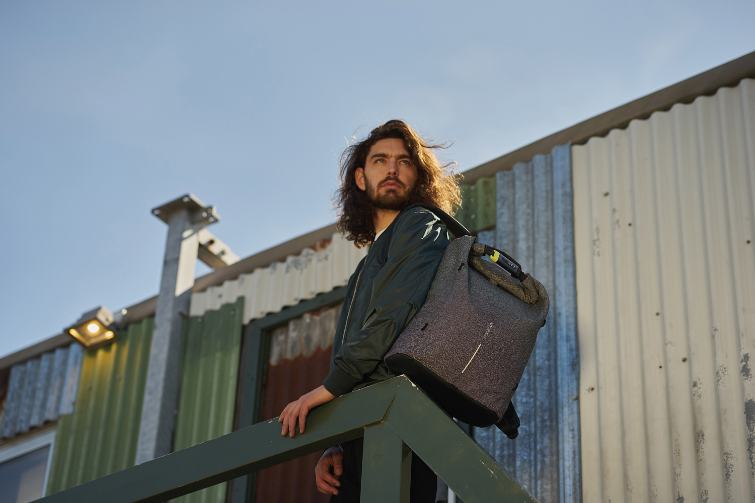 Рюкзак Urban с защитой от карманников, серый (Изображение 25)