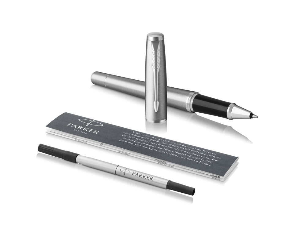 Ручка роллер Parker Urban Core Metro Metallic CT, серебристый (Изображение 5)