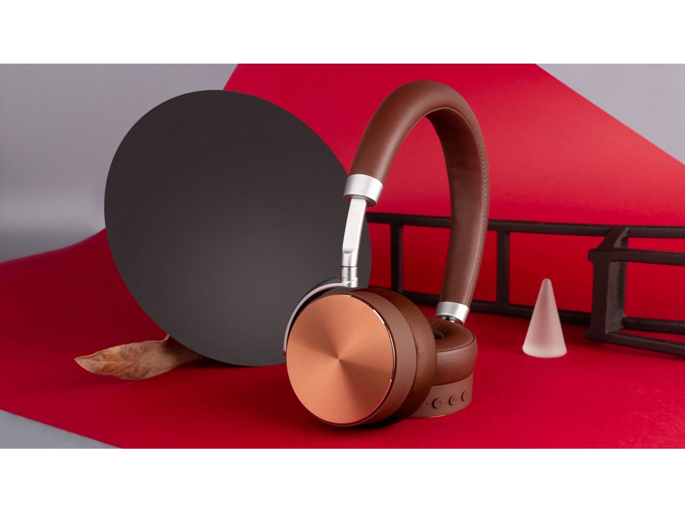 Беспроводные наушники с шумоподавлением Mysound BH-13 ANC (коричневый)  (Изображение 7)