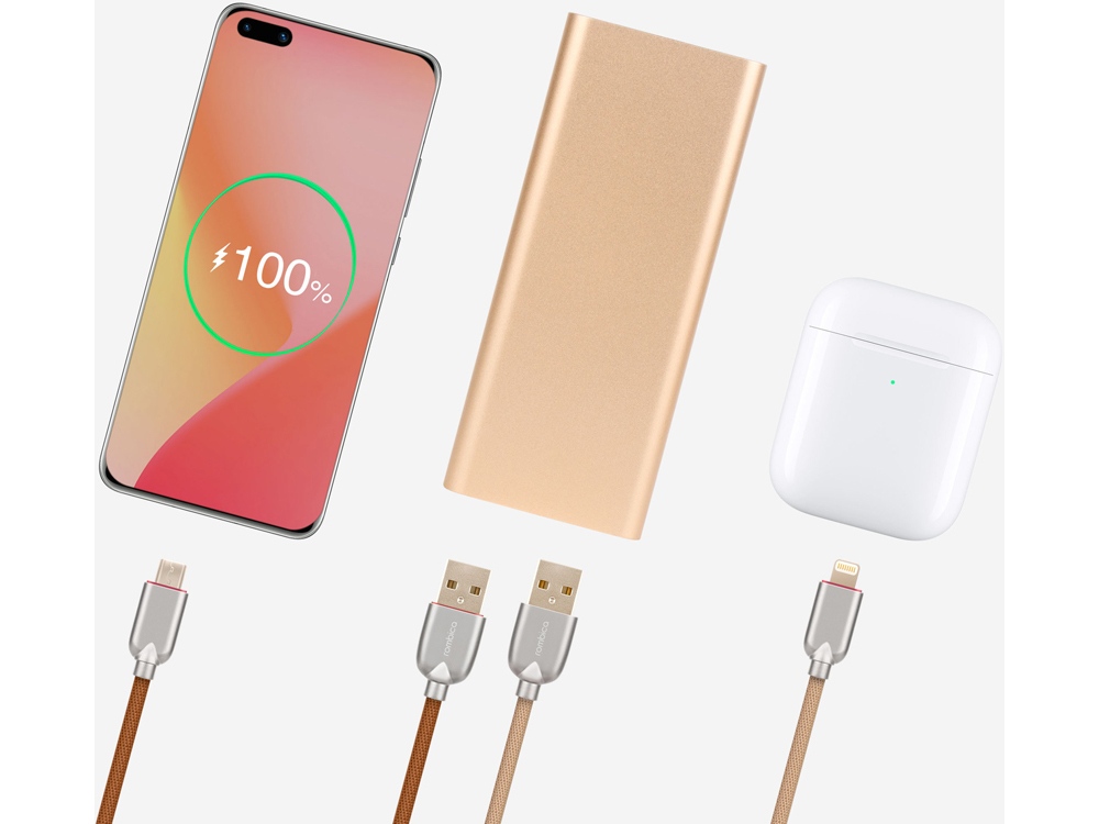 Внешний аккумулятор NEO AZ220G Quick, 22000 mAh (золотистый)  (Изображение 10)