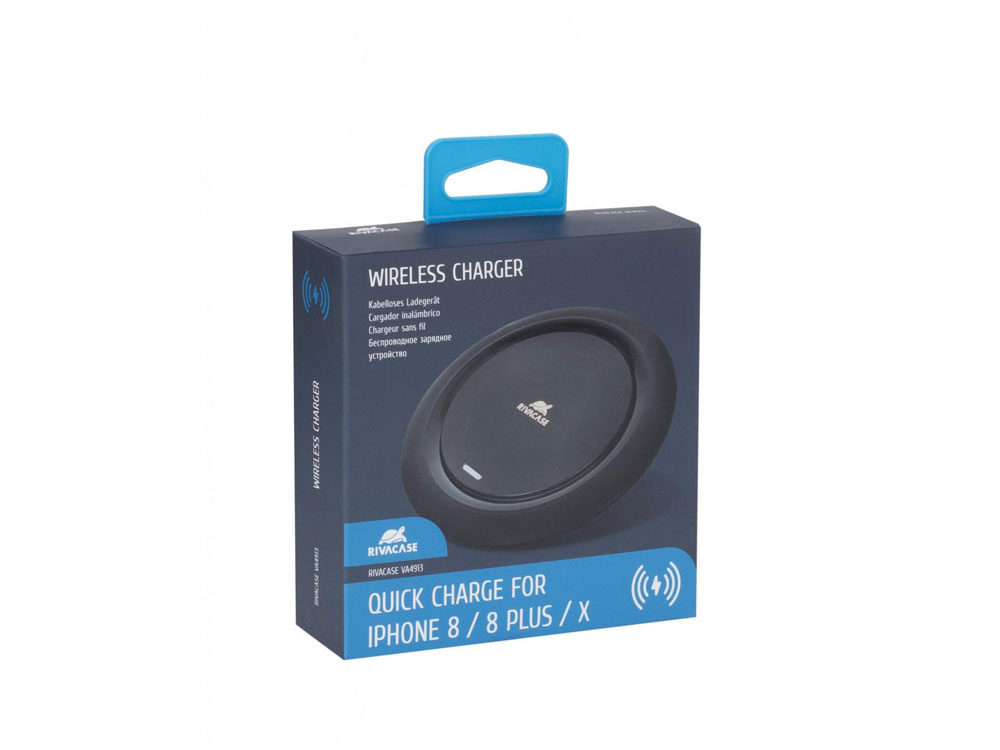 Беспроводное зарядное устройство VA4913, 10 Вт, черный (Изображение 5)