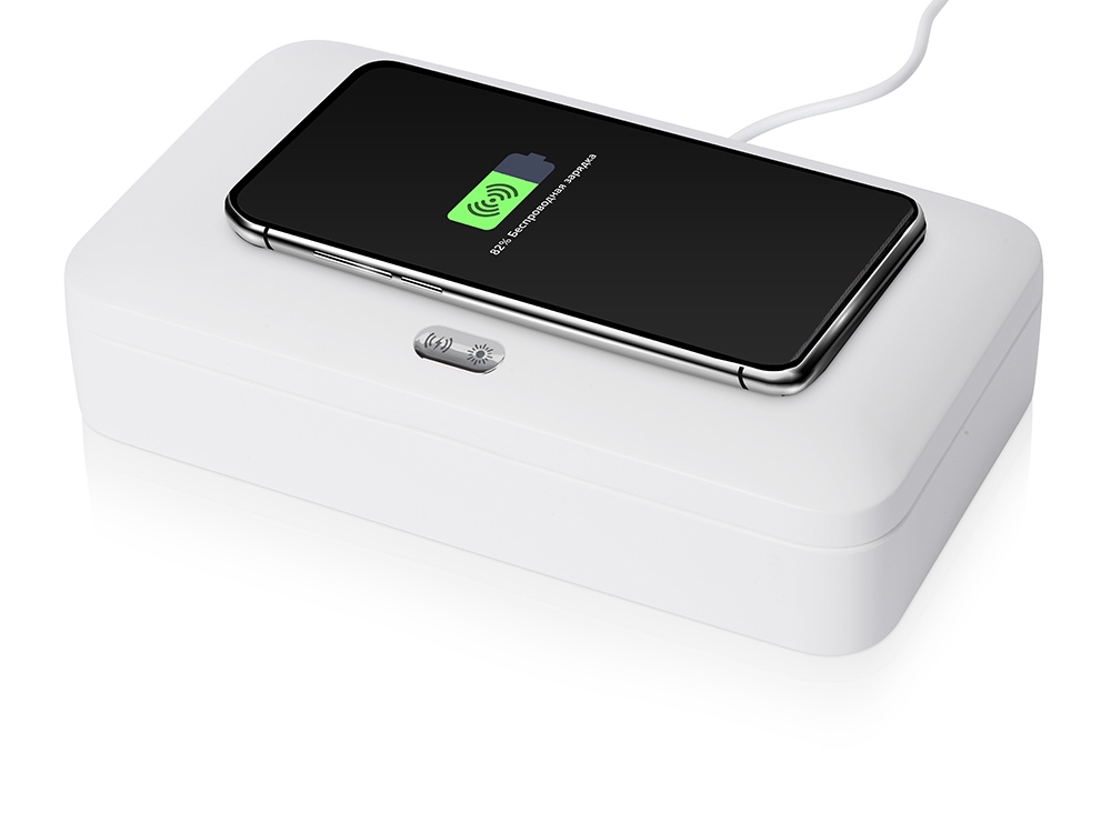 УФ-стерилизатор c функцией беспроводной зарядки Sector (Изображение 2)