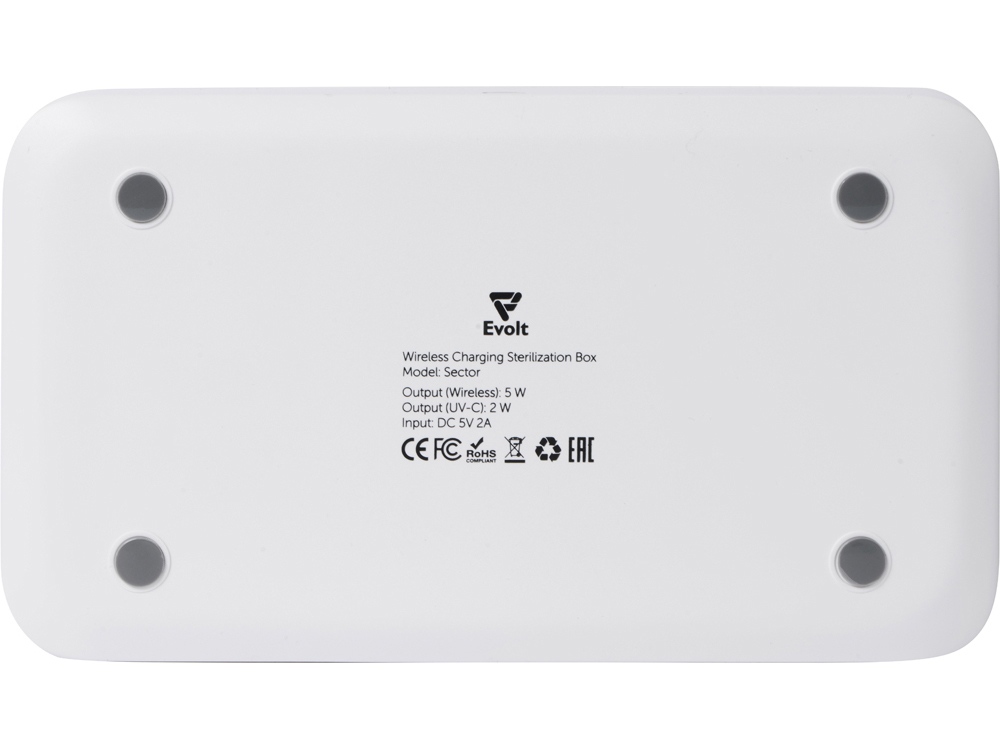 УФ-стерилизатор c функцией беспроводной зарядки Sector (Изображение 9)