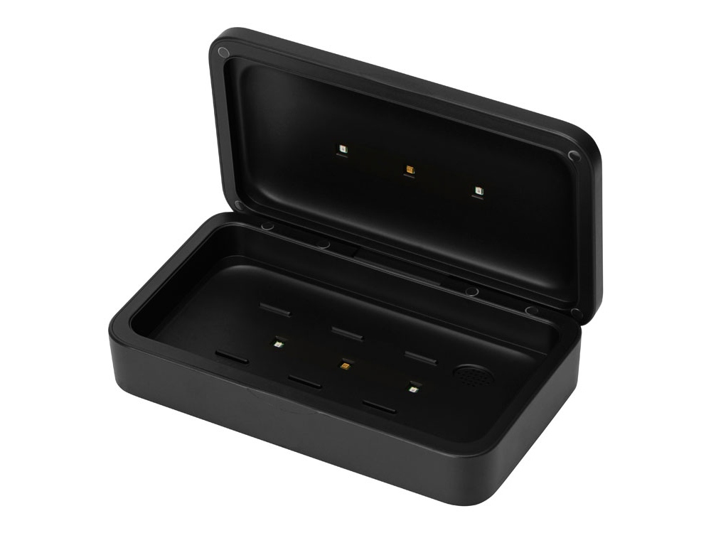 УФ-стерилизатор c функцией беспроводной зарядки Sector (черный)  (Изображение 4)