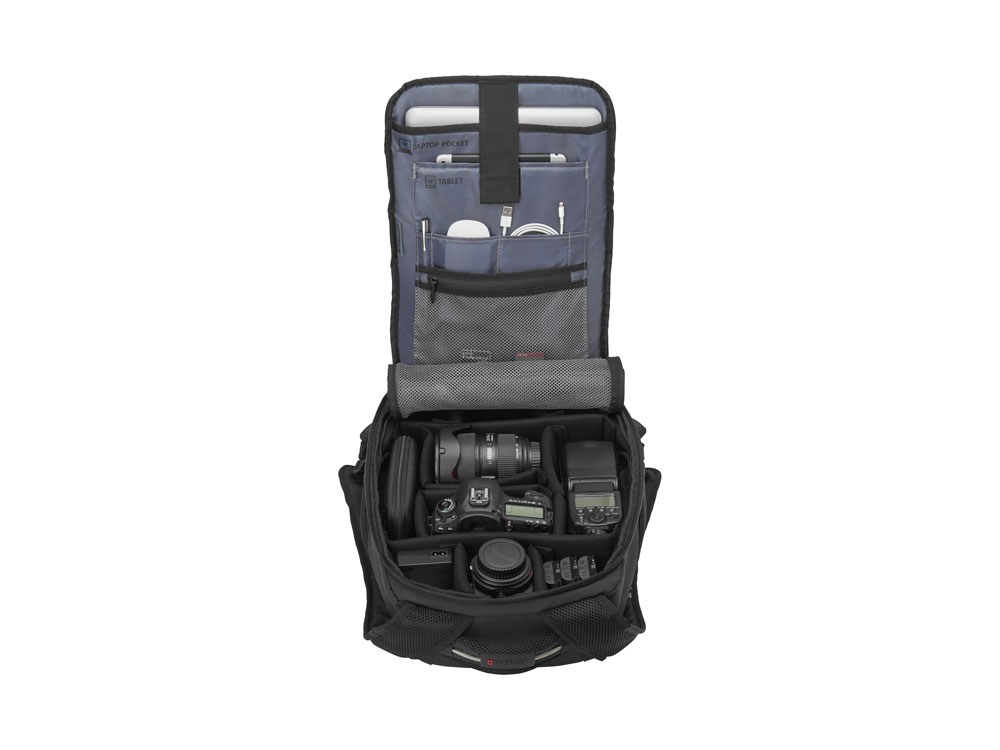 Рюкзак для фотоаппарата TechPack WENGER 14'', черный, полиэстер, 31 x 18 x 44 см, 12 л (Изображение 7)