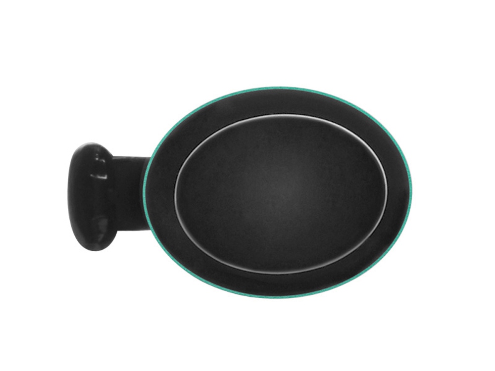 Металлическая шариковая ручка Ellipse gum soft touch с зеркальной гравировкой (бирюзовый)  (Изображение 2)