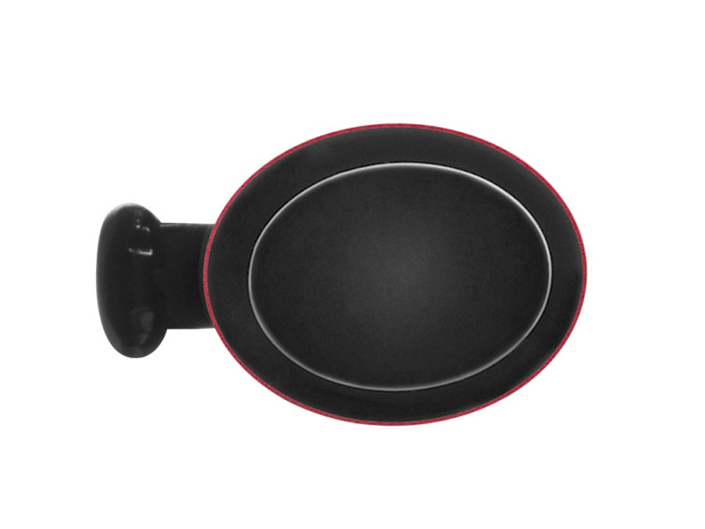 Металлическая шариковая ручка Ellipse gum soft touch с зеркальной гравировкой (красный)  (Изображение 2)