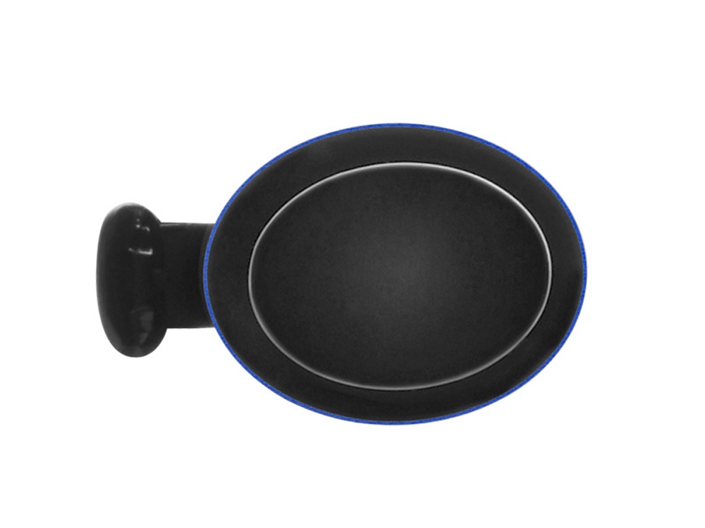 Металлическая шариковая ручка Ellipse gum soft touch с зеркальной гравировкой (синий)  (Изображение 2)