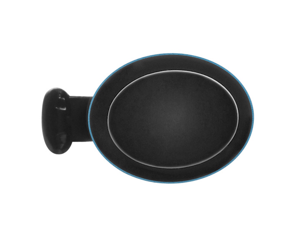 Металлическая шариковая ручка Ellipse gum soft touch с зеркальной гравировкой (голубой)  (Изображение 2)