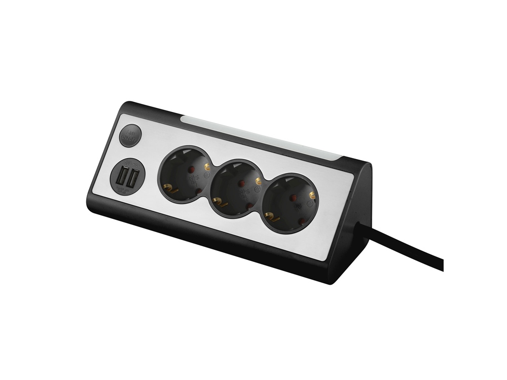 Сетевой фильтр NEO TRINITY (черный)  (Изображение 1)