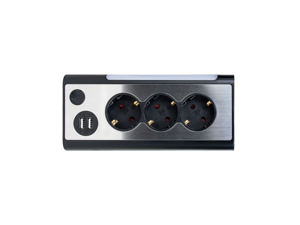 Сетевой фильтр NEO TRINITY (черный)  (Изображение 2)