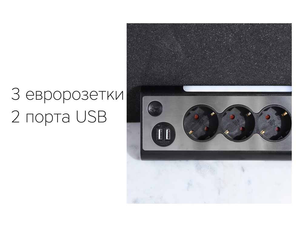Сетевой фильтр NEO TRINITY (черный)  (Изображение 6)