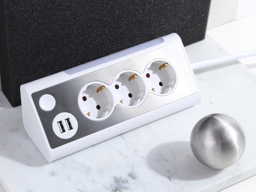 Сетевой фильтр NEO TRINITY (белый)  (Изображение 5)