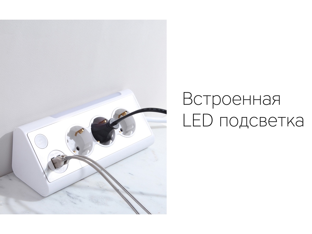 Сетевой фильтр NEO TRINITY (белый)  (Изображение 8)