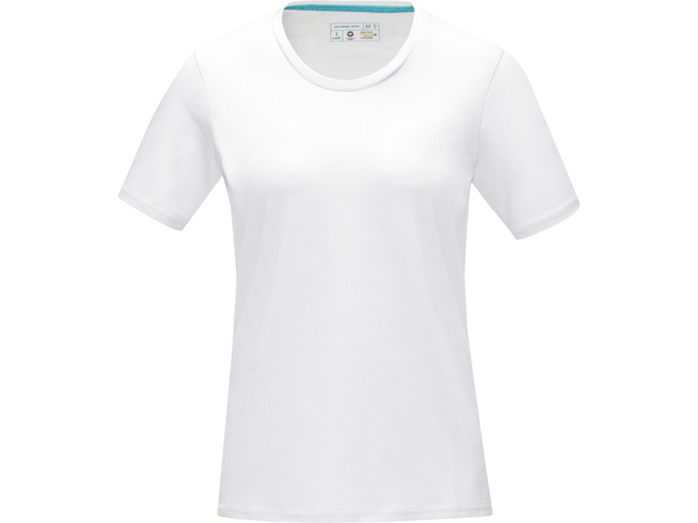 Женская футболка Azurite с коротким рукавом, изготовленная из натуральных материалов, белый (Изображение 2)