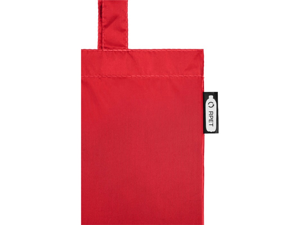 Эко-сумка Sai из переработанных пластиковых бутылок (красный)  (Изображение 4)