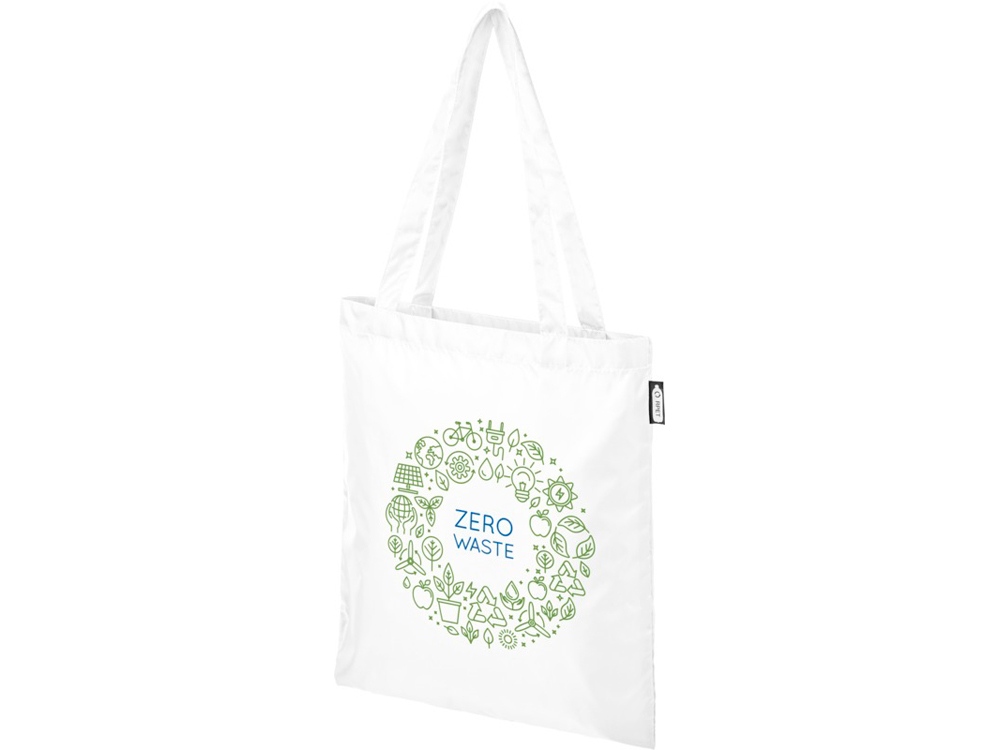 Эко-сумка Sai из переработанных пластиковых бутылок (белый)  (Изображение 7)