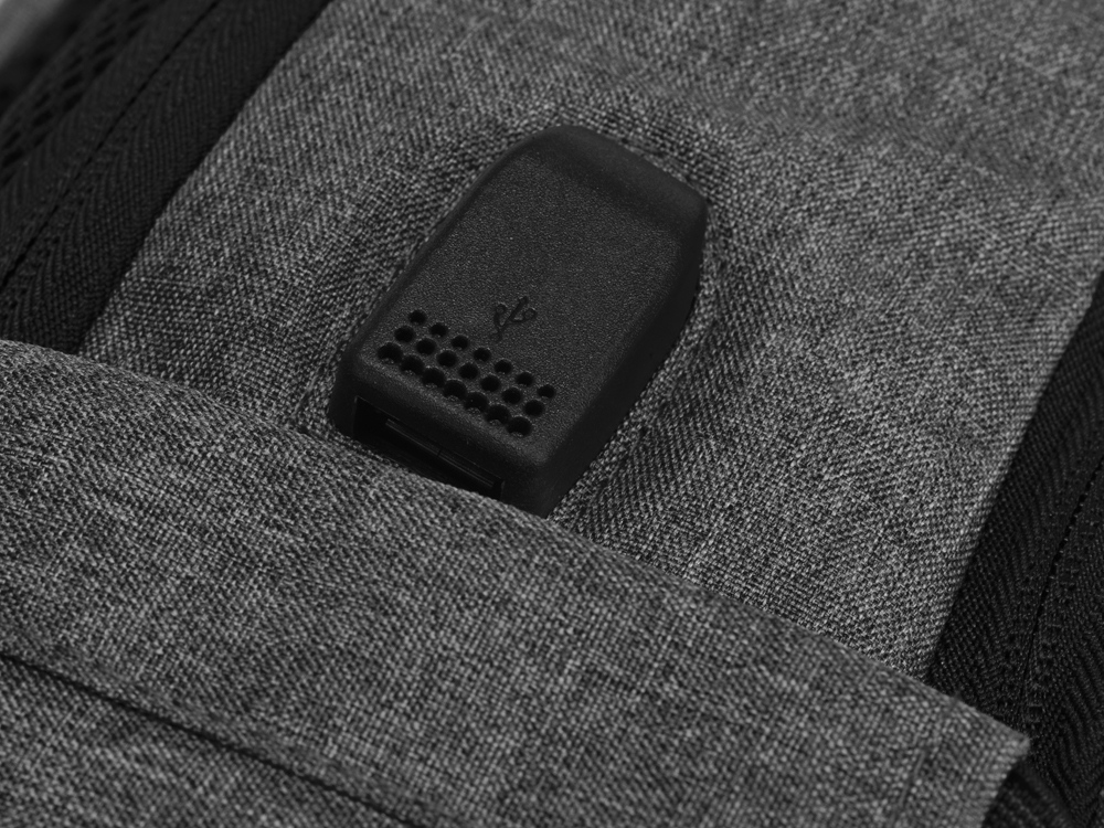 Антикражный рюкзак Zest для ноутбука 15.6' (серый)  (Изображение 6)