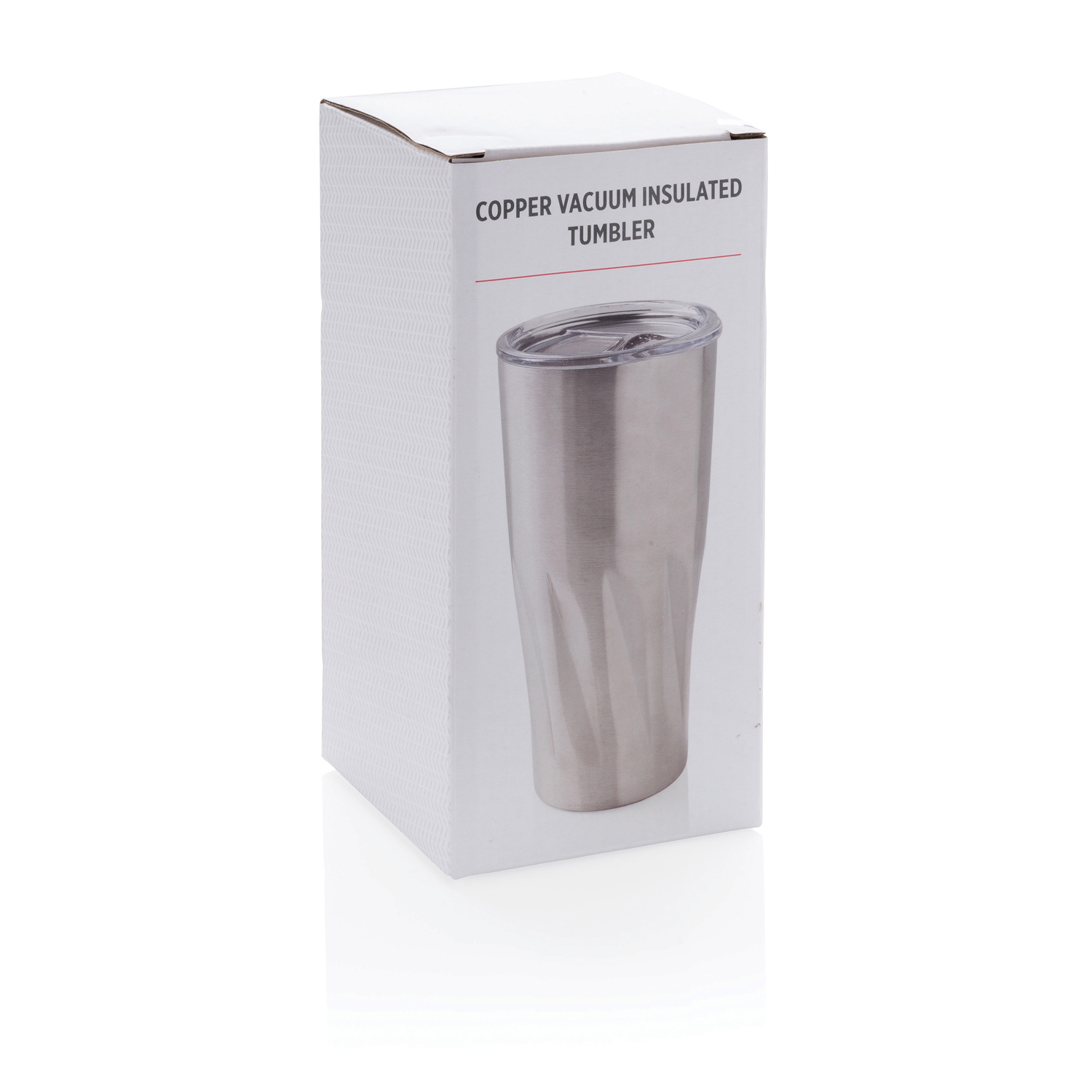 Вакуумная термокружка Copper, серебряный (Изображение 2)