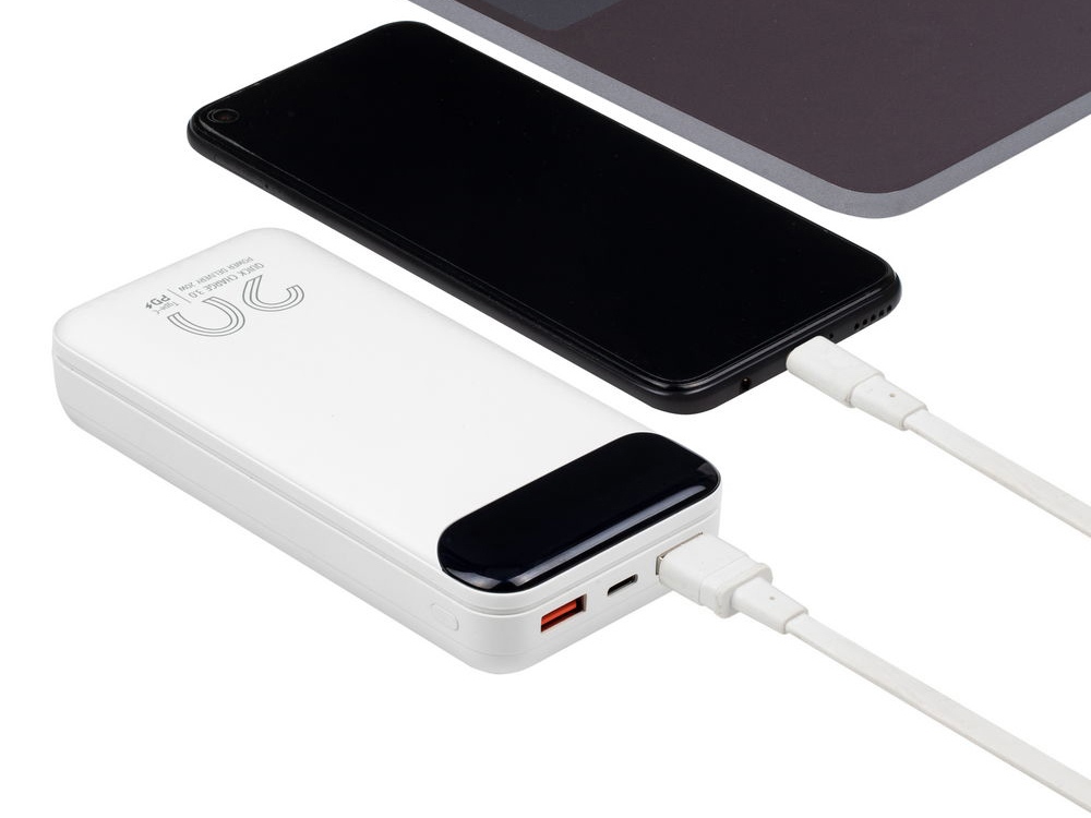 Внешний аккумулятор с дисплеем, 20000 mAh (Изображение 14)