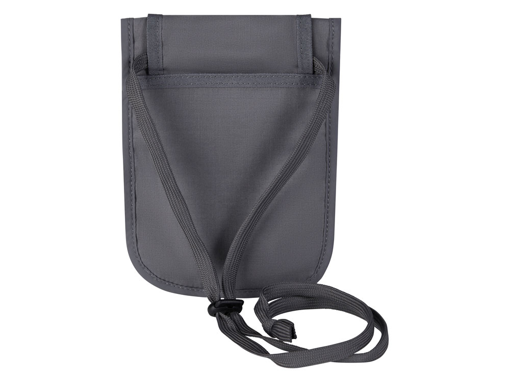 Чехол для документов WENGER на шею с системой защиты данных RFID, серый, полиэстер, 19 x 14 см (Изображение 2)