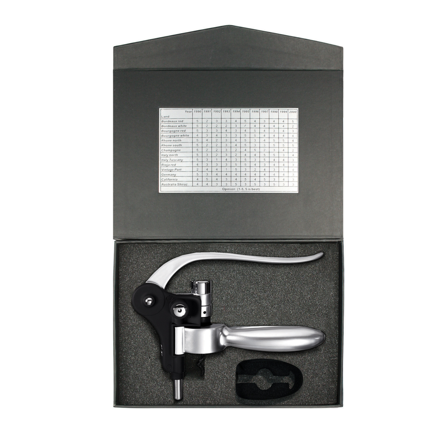 Рычажный штопор Executive, черный (Изображение 4)