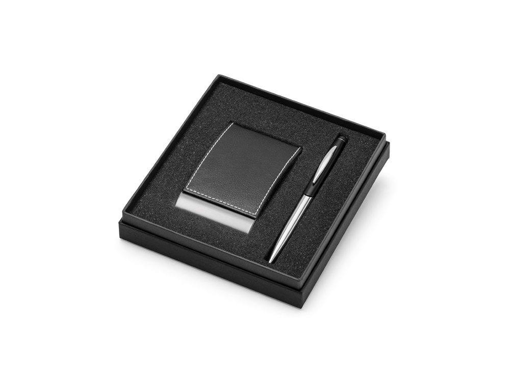 MURPHY. Набор ручка и держатель карты, Черный (Изображение 2)