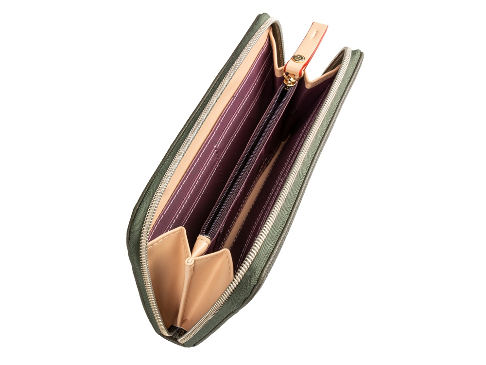 Кошелек женский Ella (оливковый)  (Изображение 3)