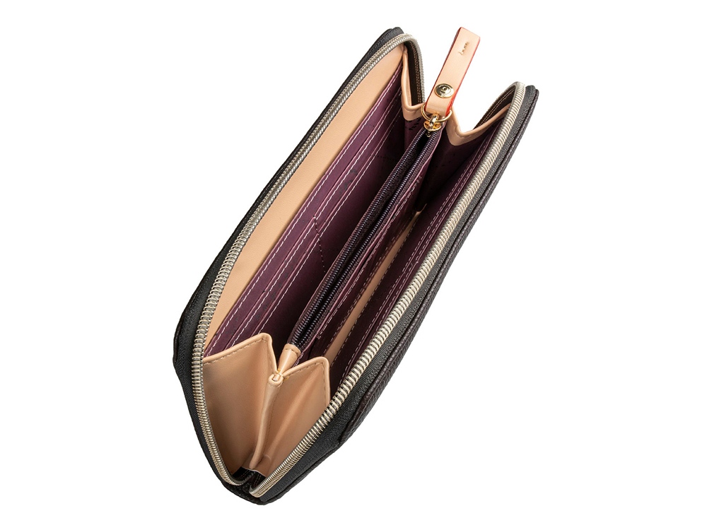 Кошелек женский Ella (темно-коричневый)  (Изображение 3)