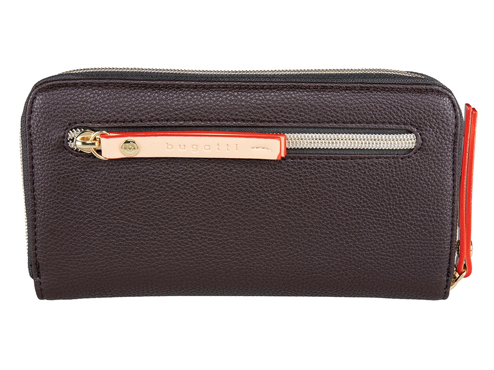 Кошелек женский Ella (темно-коричневый)  (Изображение 5)