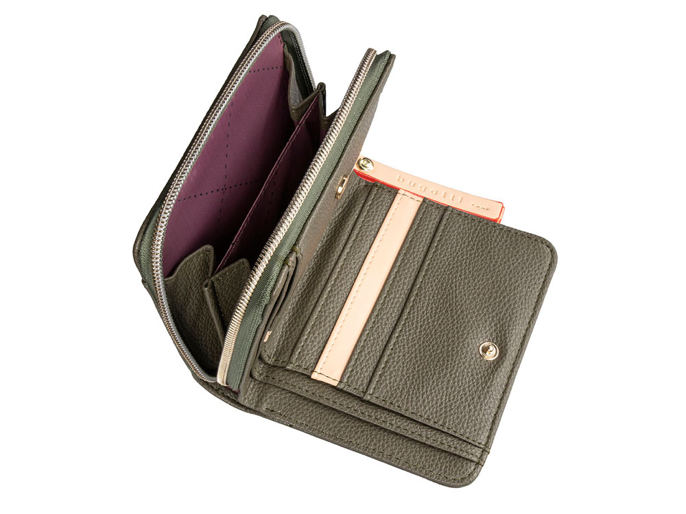 Кошелёк женский Ella (зеленый)  (Изображение 4)